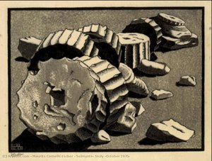 Selinunte, Sicily (october 1935) — Maurits Cornelis Escher