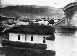 View Of The Roofs Of Florence — Max Liebermann