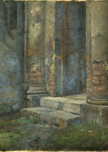 Study Of Architectural Ruins — Theodore Clement Steele