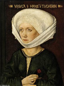 Portrait Of Ursula Tucher — Michael Wolgemut