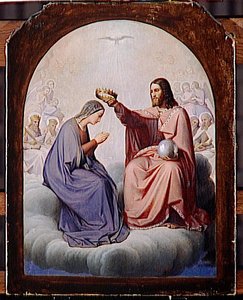 Le Couronnement De La Vierge, Reine Des Cieux — Cazes Romain