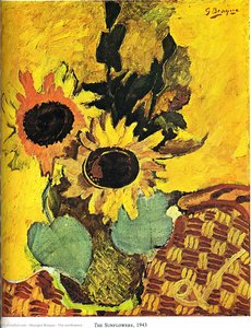 The Sunflowers — Georges Braque, Cubist Expressionism