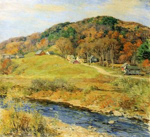 November Mist — Willard Leroy Metcalf, Impressionism