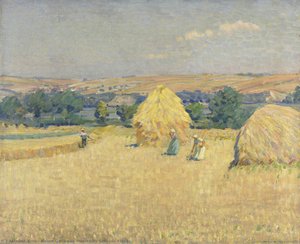Stubble Fields — Helen Galloway Mcnicoll, Impressionism