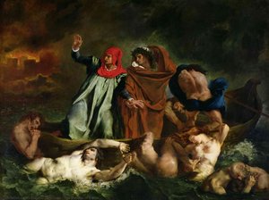 The Barque Of Dante — Eugène Delacroix