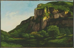 Rocks At Mouthier — Gustave Courbet, Realist Landscape