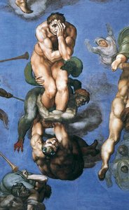 Last Judgment (detail) (12) — Michelangelo Buonarroti