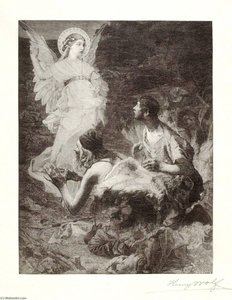 The Annunciation To The Shepherds — Henry Wolf