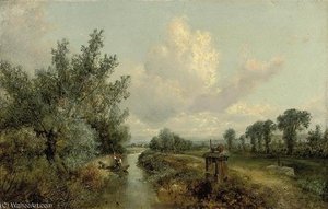 A Tranquil Day On The River — Arthur Gilbert