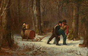 On Their Way To Camp — Jonathan Eastman Johnson