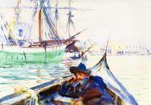 A Summer Day On The Giudecca, Venice (also Known As The Giudecca) — John Singer Sargent
