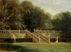 The Garden Terrace At Haddon Hall — David Cox