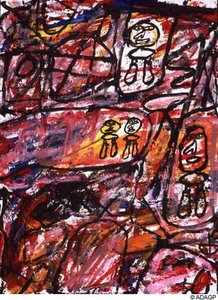 Site With Four Characters — Jean Philippe Arthur Dubuffet