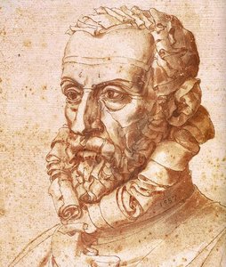 Self-portrait On Paper (detail) — Giuseppe Arcimboldo