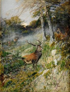 Evening In The Oberharz — Christian Johann Kroner