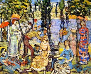 Group Of Figures — Maurice Brazil Prendergast