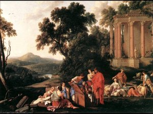 Laban Searching Jacob's Bagagge For The Stolen Idols — Laurent De La Hyre, Baroque