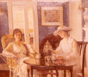 Nell And Elinor, (painting) — Edmund Charles Tarbell