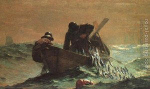 The Herring Net, Oil On Canvas, The Art Institut — Winslow Homer, Contemporary Realism