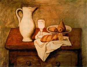 Still Life With Jug And Bread — Pablo Picasso