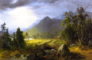 The First Harvest In The Wilderness — Asher Brown Durand, Hudson River School