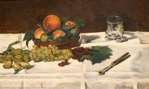 Still Life: Fruits On A Table — Édouard Manet, Realism