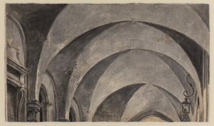 Studies Of Arches (verso) — Francesco Lazzaro Guardi