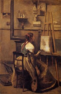 The Artist's Studio 4 — Jean-baptiste-camille Corot