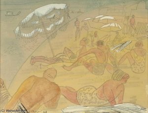 At The Beach — Boris Dmitrievich Grigoriev