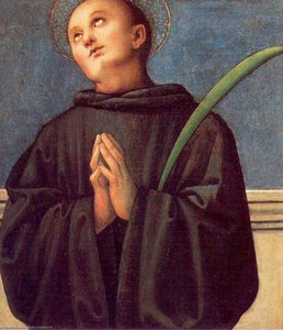 Saint Placidus — Vannucci Pietro (le Perugin)