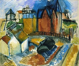 The Beach At Havre — Raoul Dufy