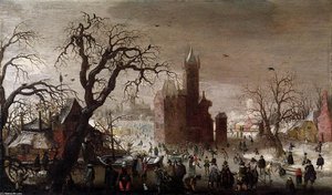 Winter Landscape — Christoffel Van Den Berghe