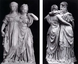 Crown Princess Louise And Princess Frederica Of Prussia — Johann Gottfried Schadow