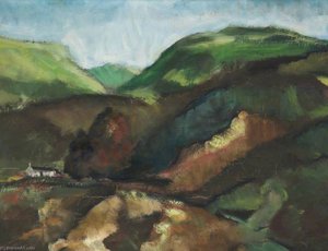 Welsh Cottage — Edward William Finley, Romanticism