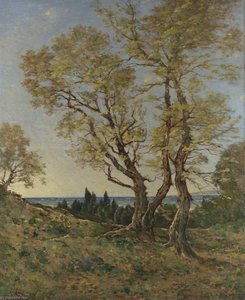 Olive Trees At Menton — Henri-joseph Harpignies