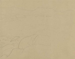 Sketch Of Landscape 17 — Nicholas Roerich, Contemporary Realism