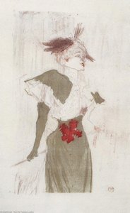 Mademoiselle Marcelle Lender, Standing — Henri De Toulouse-lautrec