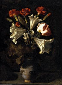 Vase Of Flowers — Juan Fernández De Navarrete