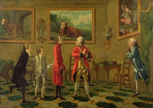 A Caricature Group In Florence, C.1760