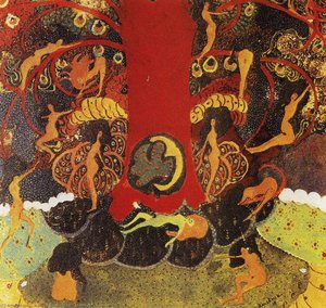 Oak And Dryads — Kazimir Malevich