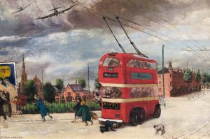 Air Raid Trolleybus, Wimbledon — Carel Victor Morlais Weight