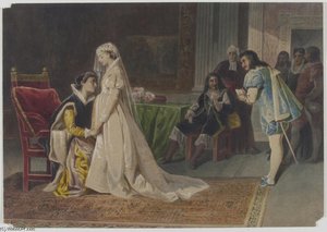 A 17th-century Court Scene — Charles Chaplin, Rococo