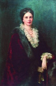 Portrait Of P.uvarova — Konstantin Yegorovich Makovsky