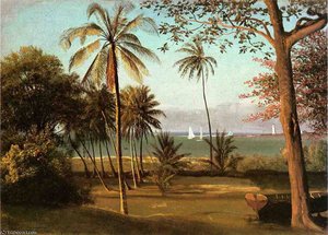 Florida Scene — Albert Bierstadt