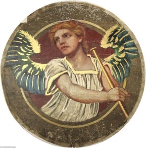 Angel With A Staff (cartoon For St Paul's Cathedral) — Hugh Hutton Stannus