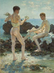 Under The Western Sun — Henry Scott Tuke