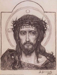 Savior In The Crown Of Thorns — Victor Vasnetsov, Nothing