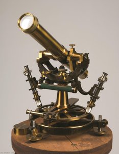 Theodolite, Tripod — Johann Carl Wilhelm Anton Bamberg