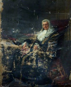 Portrait Of Seated Figure (possibly A Judge) — Margaret Lindsay Williams