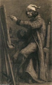 Artist At His Easel — Gustave Courbet, Contemporary Realism